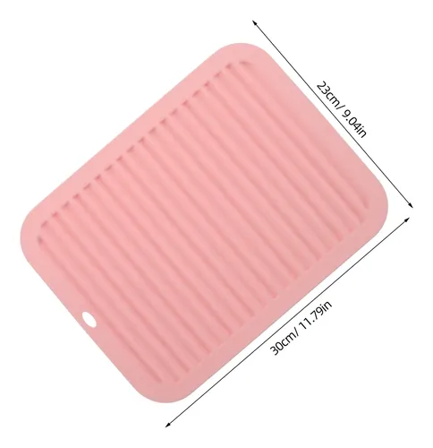 Tapete De Silicona Resistente Al Calor Para El Cabello