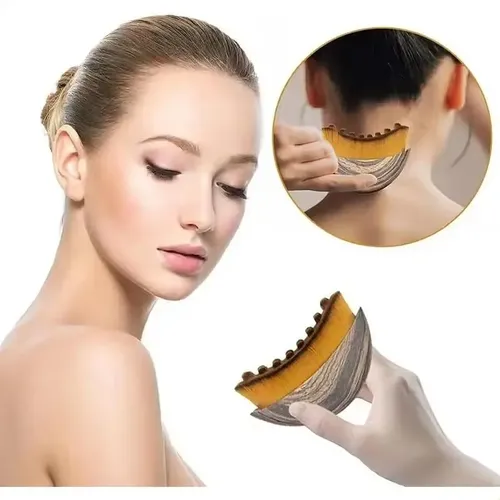 Kit De 2 Piezas De Cepillo De Masaje Facial Gua Sha Para