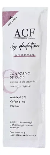 Acf By Dadatina Crema Contorno De Ojos Energía Refill 15gr