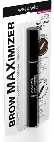 Duo Polvo Y Gel Para Cejas Wet N Wild Marrón Ceniza 3.13g