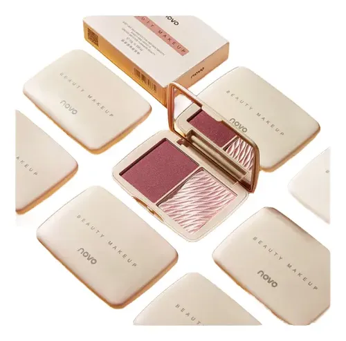 Novo Paleta Rubor Iluminador O Sombra 3en1 Rostro Ojos