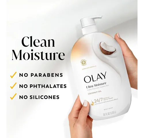 Gel De Ducha Olay Ultra Hidratante Con Aceite De Coco 1035 M