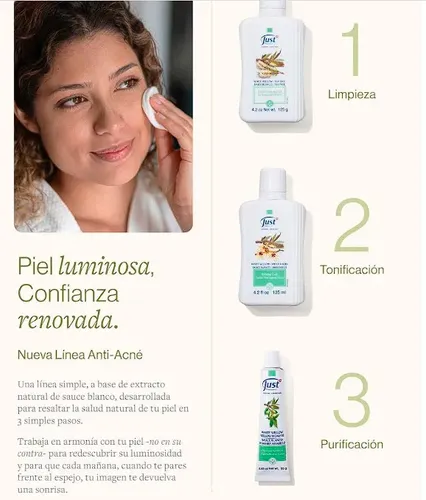 Gel Limpiador Facial Sauce Blanco Y Tea Tree (125 G) Just