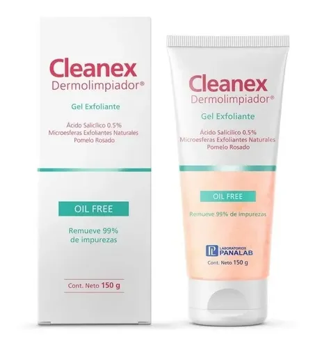 Cleanex Dermolimpiador Gel Exfoliante Oil Free Piel Acneica