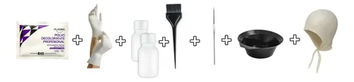 Kit Reflejos Mechas Decolorante Tintu Permanente