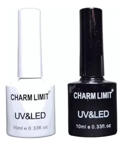 Esmalte Semi Charm Limit Blanco Y Negro Uv/led 10ml