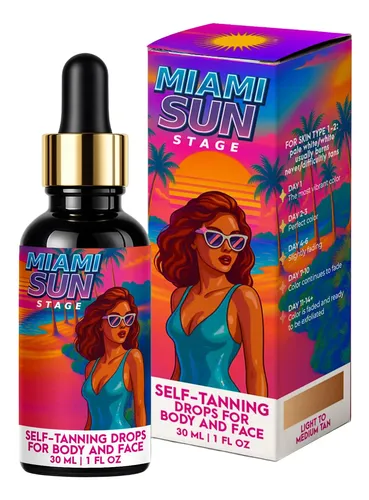 Sunstage Miami Sun Stage Gotas Autobronceadoras Original