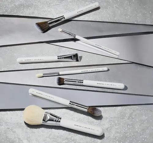 Set 24 Brochas Maquillaje Morphe Jaclyn Hill Rostro y Ojos con Estuche
