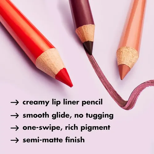 Lápiz Delineador de Labios E.L.F. Cosmetics Dark Cocoa Cremoso Larga Duración