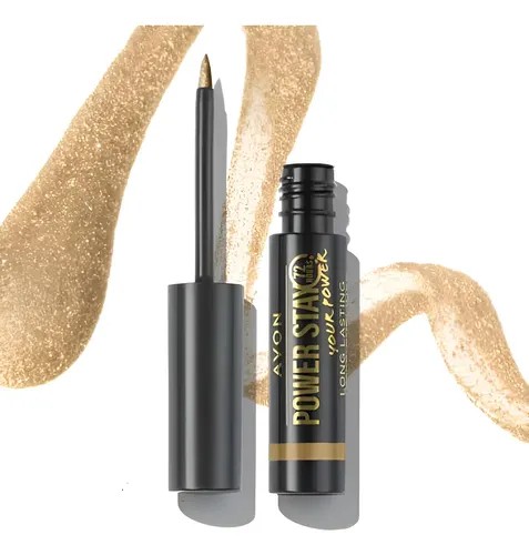 Avon Power Stay Delineador Líquido Para Ojos Larga Duración