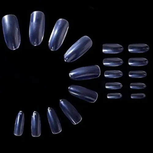 200 Uñas Entera Postizas Redond 1 Pegamento Ydnis Maquillaje