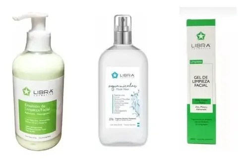 Kit Emulsion Limpieza+ Agua Micelar+ Gel Mixto 250 Libra