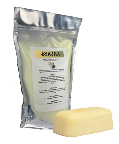 Manteca De Karité Orgánica Cruda Africana Yajna 450 G Humect