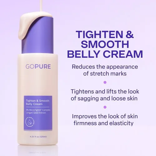 – Crema Reafirmante Para El Vientre Gopure, Reducción De