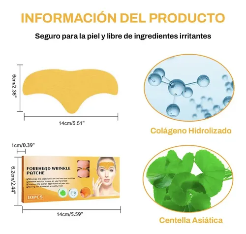 Parches Antiarrugas Frente Neutroni Rejuvenece Hidrata