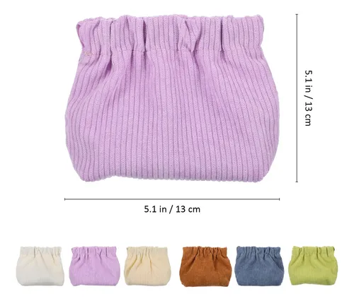 6 Bolsas De Pana, Bolsa De Pana For Maquillaje Y Lápiz 2026