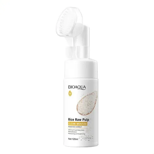 Mousse Limpiadora Con Extracto De Arroz, Aceite Hidratante S