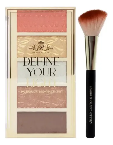 Paleta Sombra De Ojos Rubor Contorno Con Brocha Paris Hilton