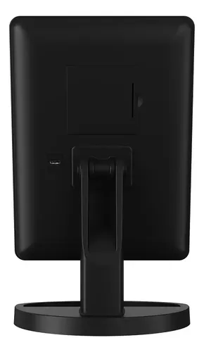 Espejo Rectangular de Mesa Con Luz LED, Negro – On Your Face