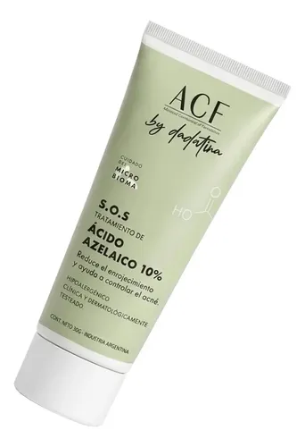 Acf By Dadatina Sos Acido Azelaico 10% Control Acne 30gr Acneica Día/noche