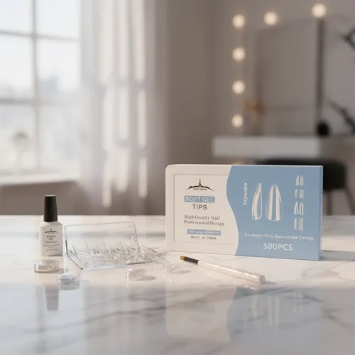 Tips Para Soft Gel Y Press On Paris Night X 100uni.  Premium