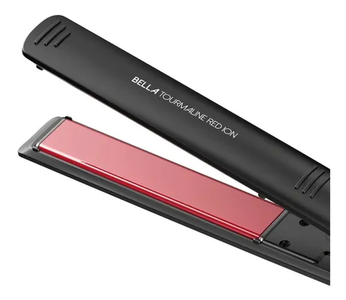 Planchita De Pelo Gama Bella Tourmaline Red Ion Negro/rojo