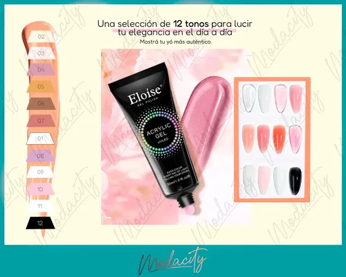Kit X3 Polygel Semipermanente Completo Cabina Uv Led Uñas