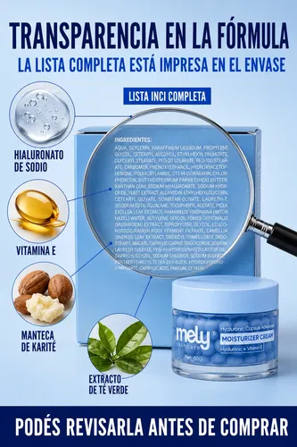 Crema Facial Mely Capsule Advanced Hidratante Reparadora 60g