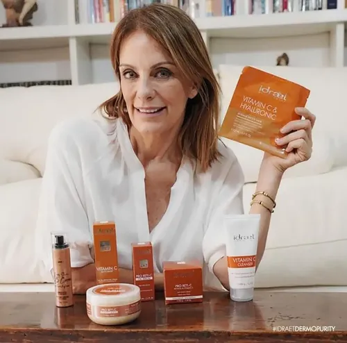 Contorno De Ojos Idraet Vitamina C 15gr. Serum. Iluminador.