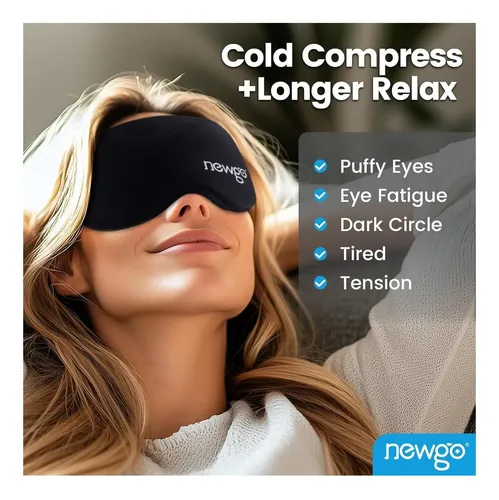 Newgo Mascarilla De Gel 3d Para Ojos, Refrescante Y Suave