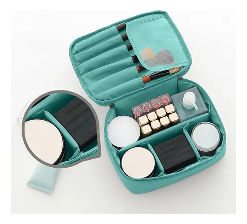 Bolsa De Maquillaje Con Compartimento Para Cosméticos, Durad