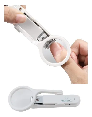 Cortauñas Remedic Extra Grande Con Lupa Para Uñas