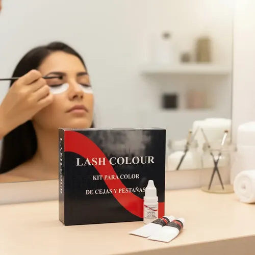 Kit Lash Color Tintura Pestañas Y Cejas