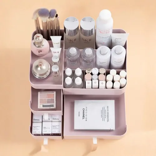 Organizador De Cosmeticos Pink Label