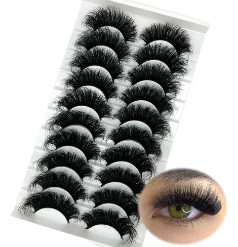 Pestañas Postizas 20 Mm Loladook, 3d Mink, Tira Completa