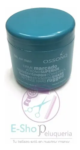 Gel For Men Ossono Powerfull Extra Fijacion Para El Pelo X10