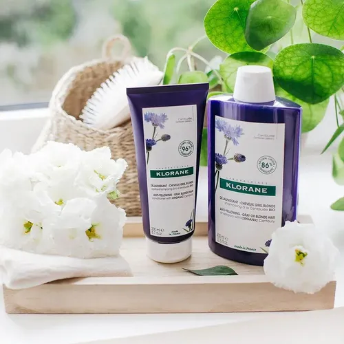 Klorane Shampoo Centáurea Cabellos Blancos Canosos 400ml