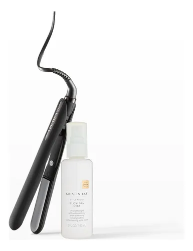 Plancha Alisadora Kristin Ess Nanoblack Travel + Spray