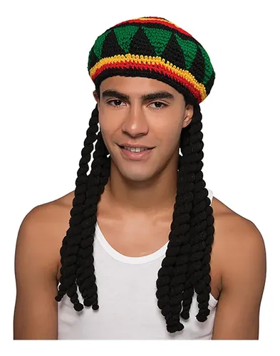 Gorros Rastas For Hombre,peluca De Rastas | Gorro De Fiesta