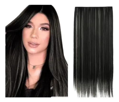 Extensiones Con Clip Cortina De Cabello Orgánica Taurina 666 Color 1bh613