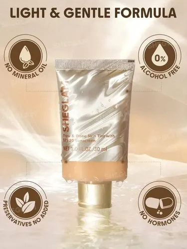 Sheglam Base Hidratante Dew & Done Skin Tint Con Spf20 Chantilly