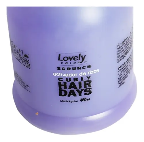 Lovely Color Scrunch Crema Peinar Definir Rulos Ex Revlon