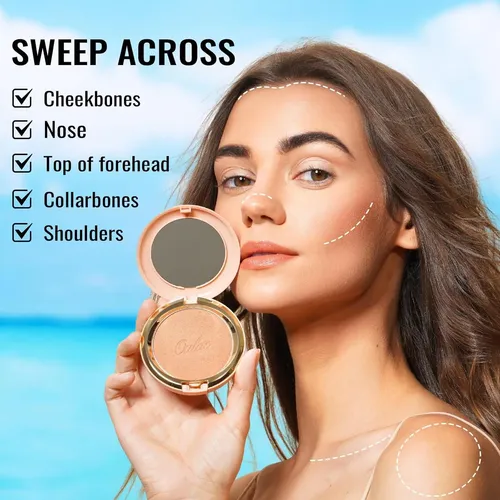 Polvo Bronceador Oulac Con Espejo 0.3 Oz B02
