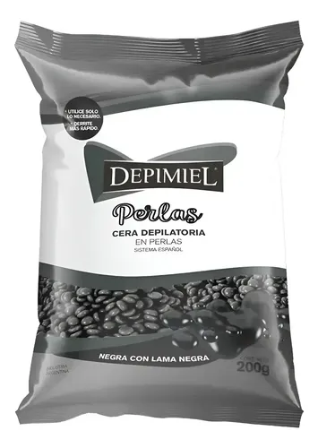 Depimiel Cera Depilatoria En Perlas Negra 200g Local