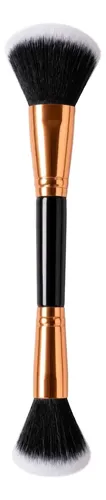 Brocha Doble Para Maquillaje 20 Cm
