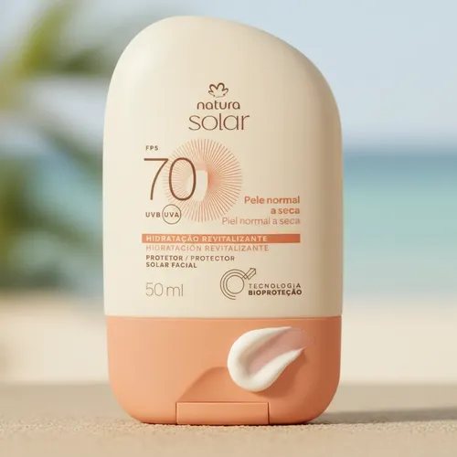 Protector Solar Facial Piel Normal A Seca Fps 70 Natura