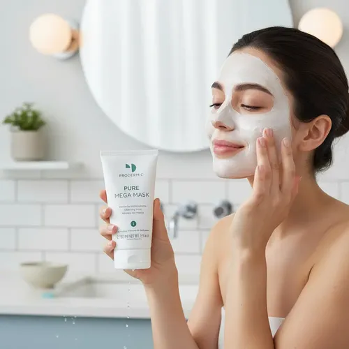 Mascarilla Facial Desincrustante Prodermic Mega Mask 200ml Piel Grasa