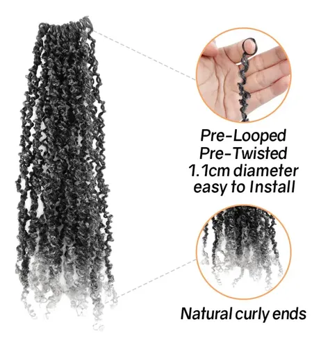 Cabello De Ganchillo A Mano Yanky Twist, 16 Cm, 10 Paquetes,