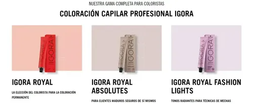 Tintura Igora Royal Coloracion Permanente Schwarzkopf X60gr 998 – Rubio Violeta Rojo Muy Claro