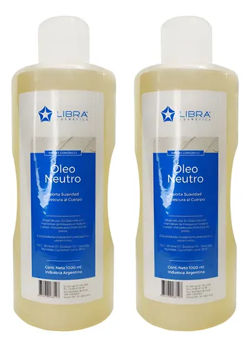 Aceite Para Masajes Oleo Neutro Libra 1000ml X2u